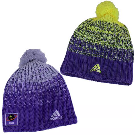 adidas mütze damen bommel|adidas Climaheat Faded Beanie Strickmütze mit Bommel.